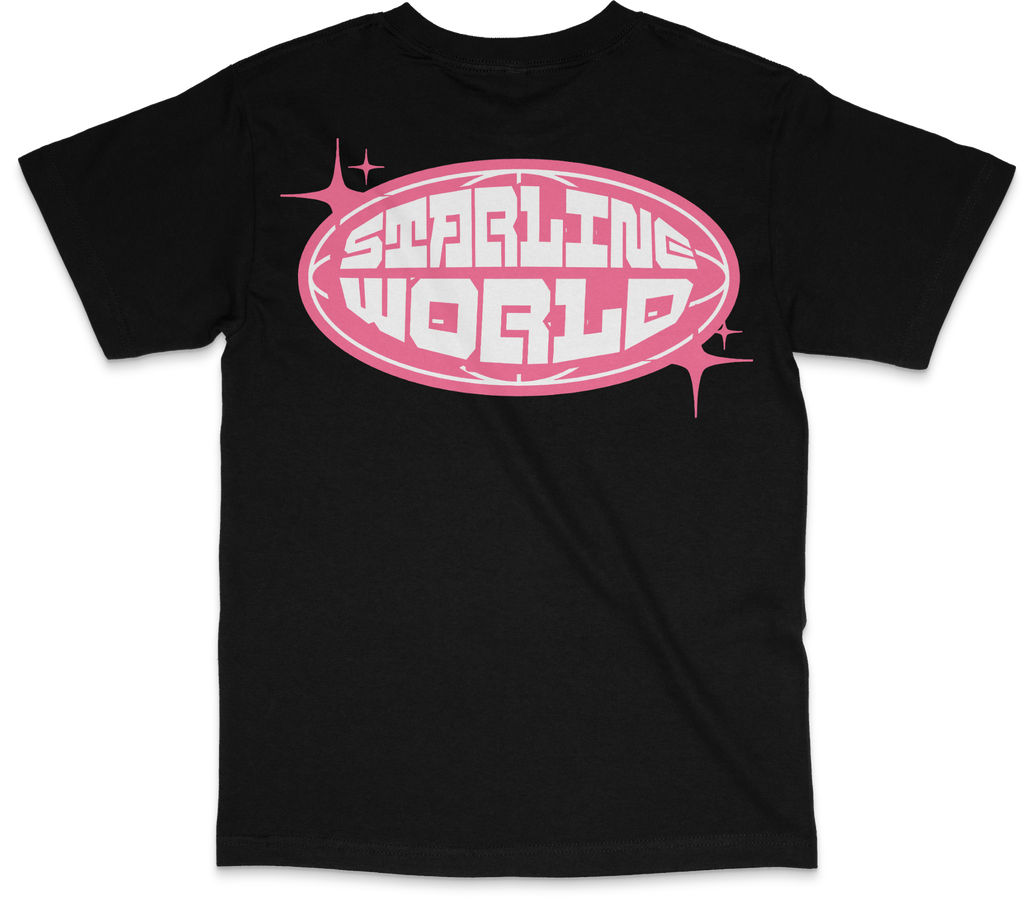 StarlineWorld (Black-Pink) Tee