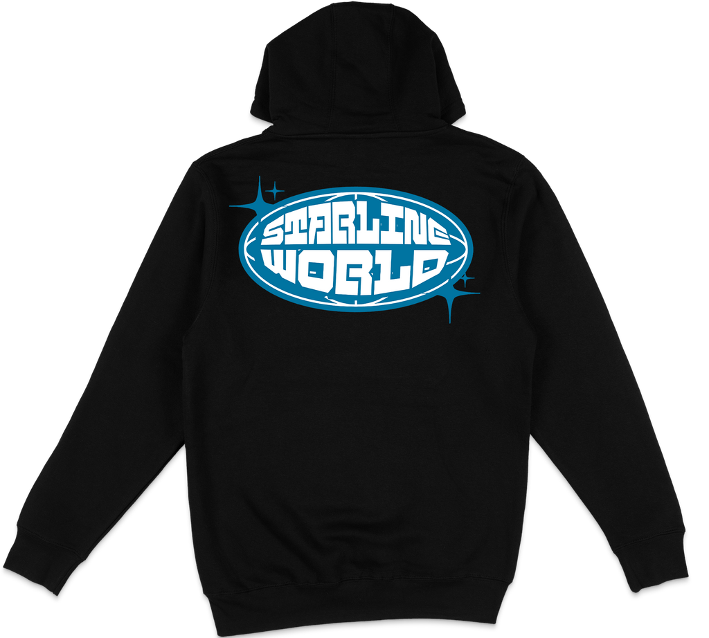 StarlineWorld (Black-Blue) Hoodie