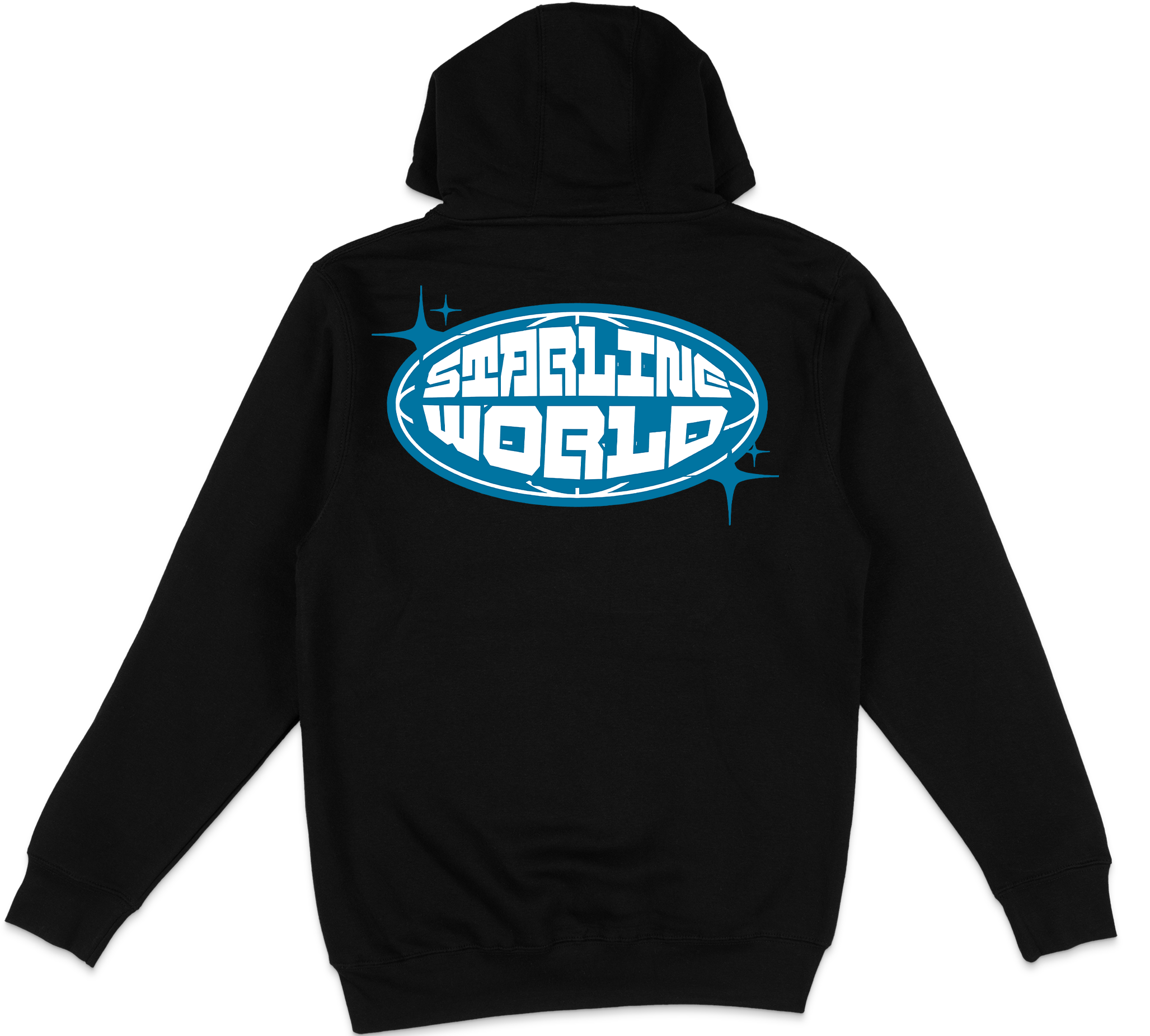 StarlineWorld (Black-Blue) Hoodie