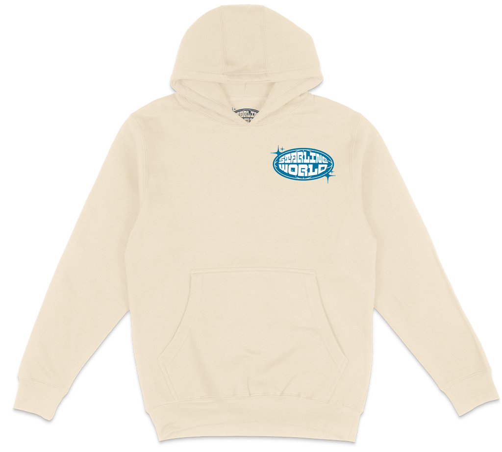StarlineWorld (Bone-Blue) Hoodie