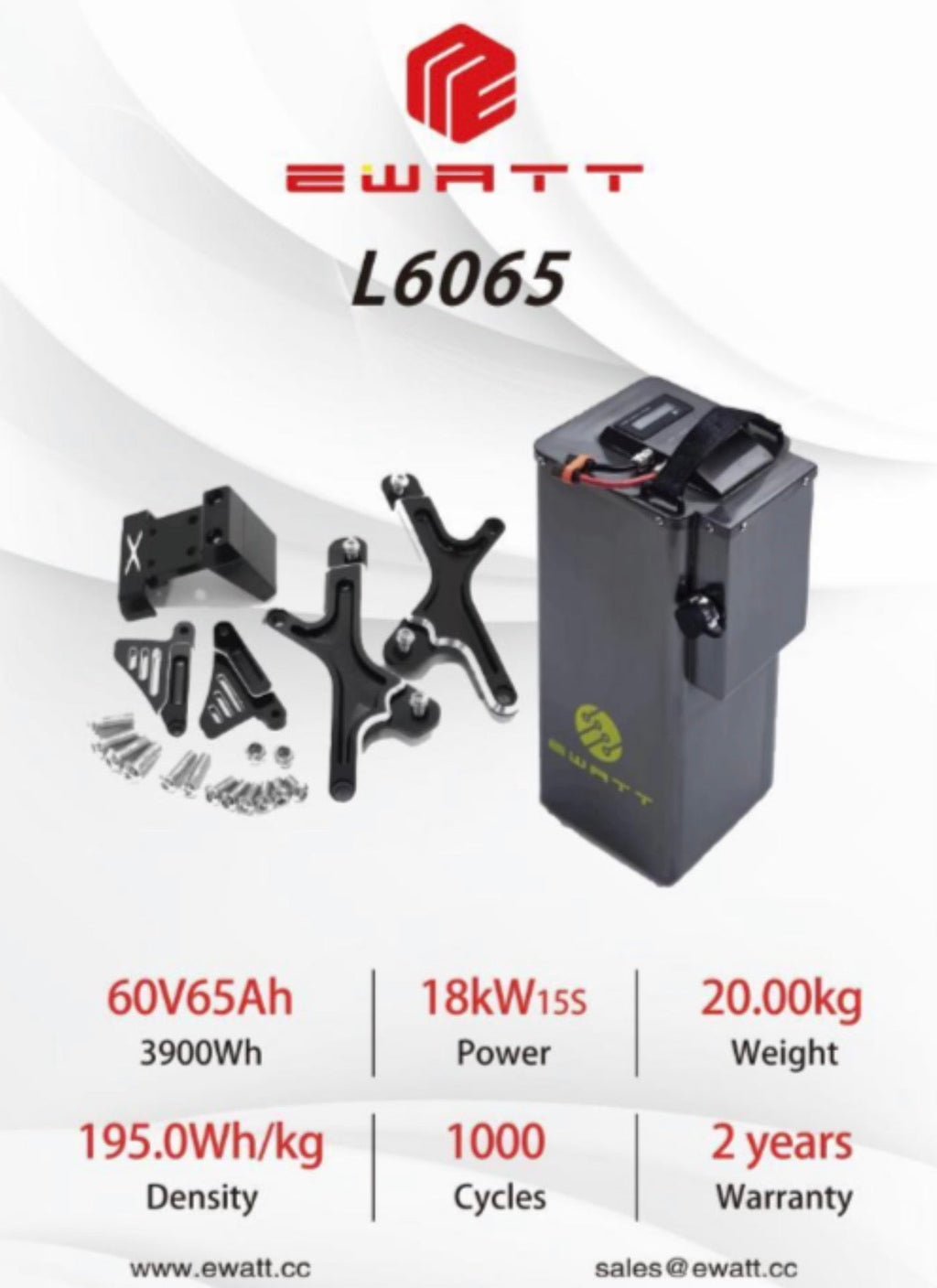 EWATT 60V 65AH Surron Light Bee Battery