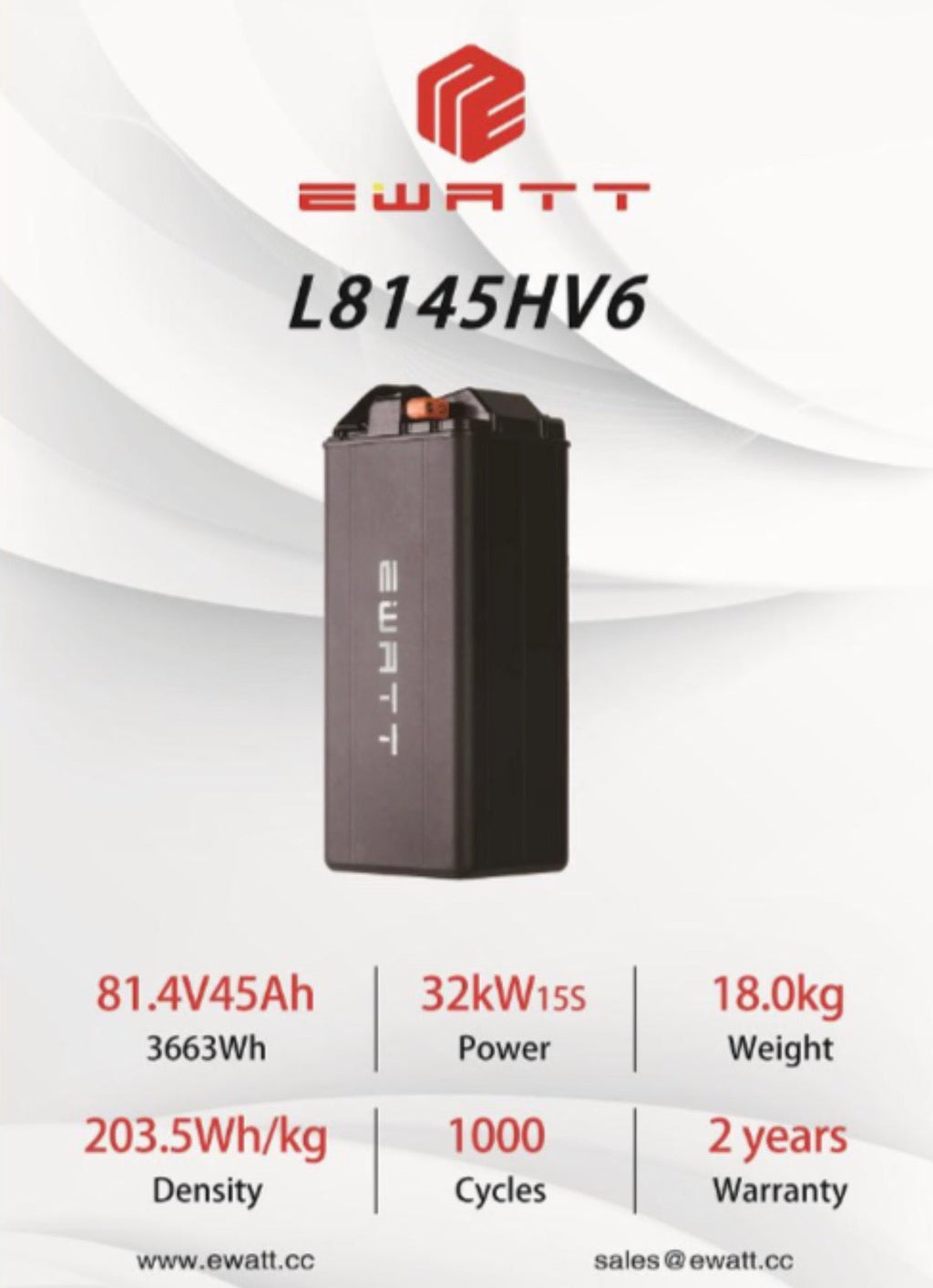EWATT 81.4V 45AH Surron Light Bee Battery