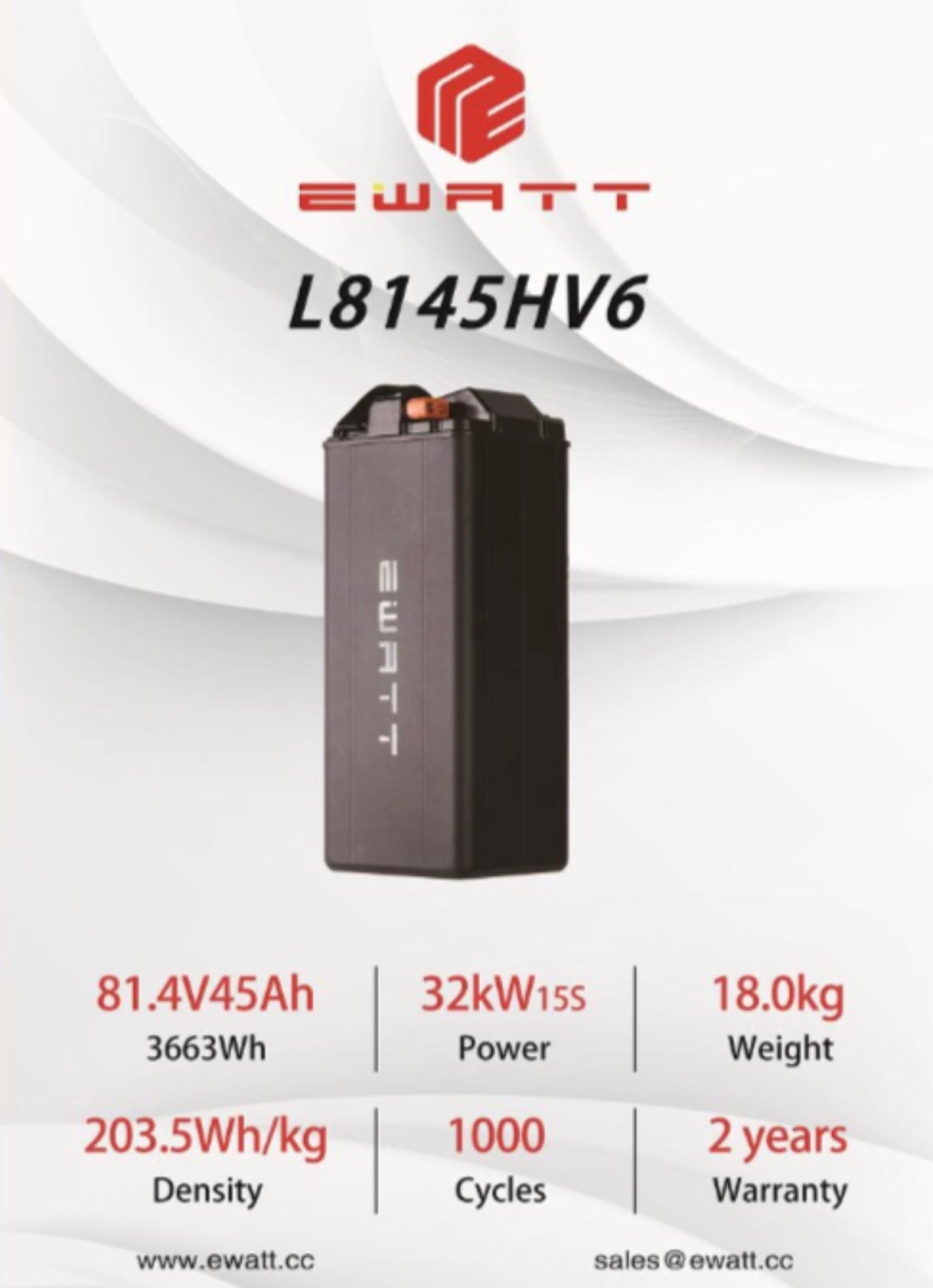 EWATT 81.4V 45AH Surron Light Bee Battery