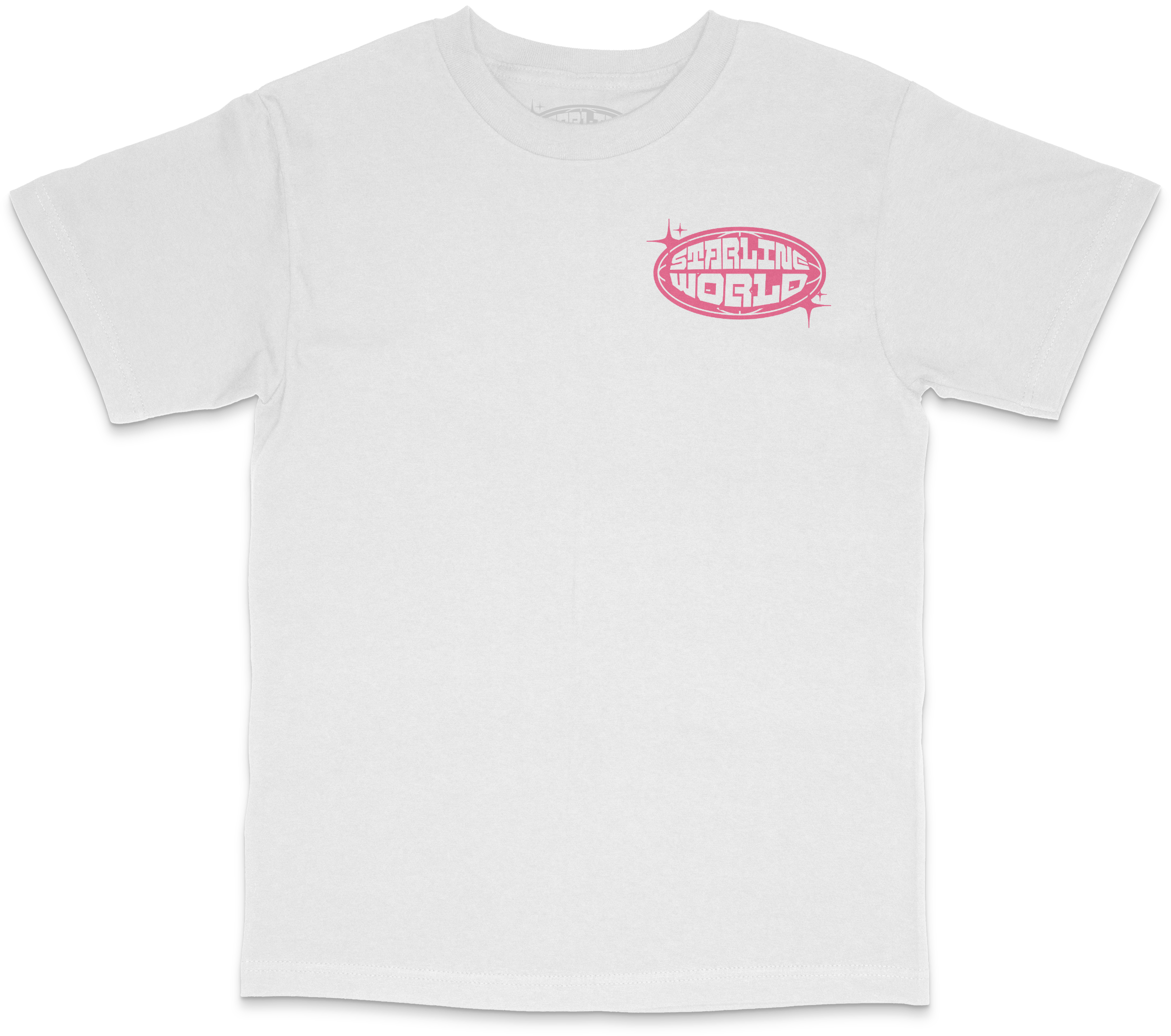 StarlineWorld (White-Pink) Tee